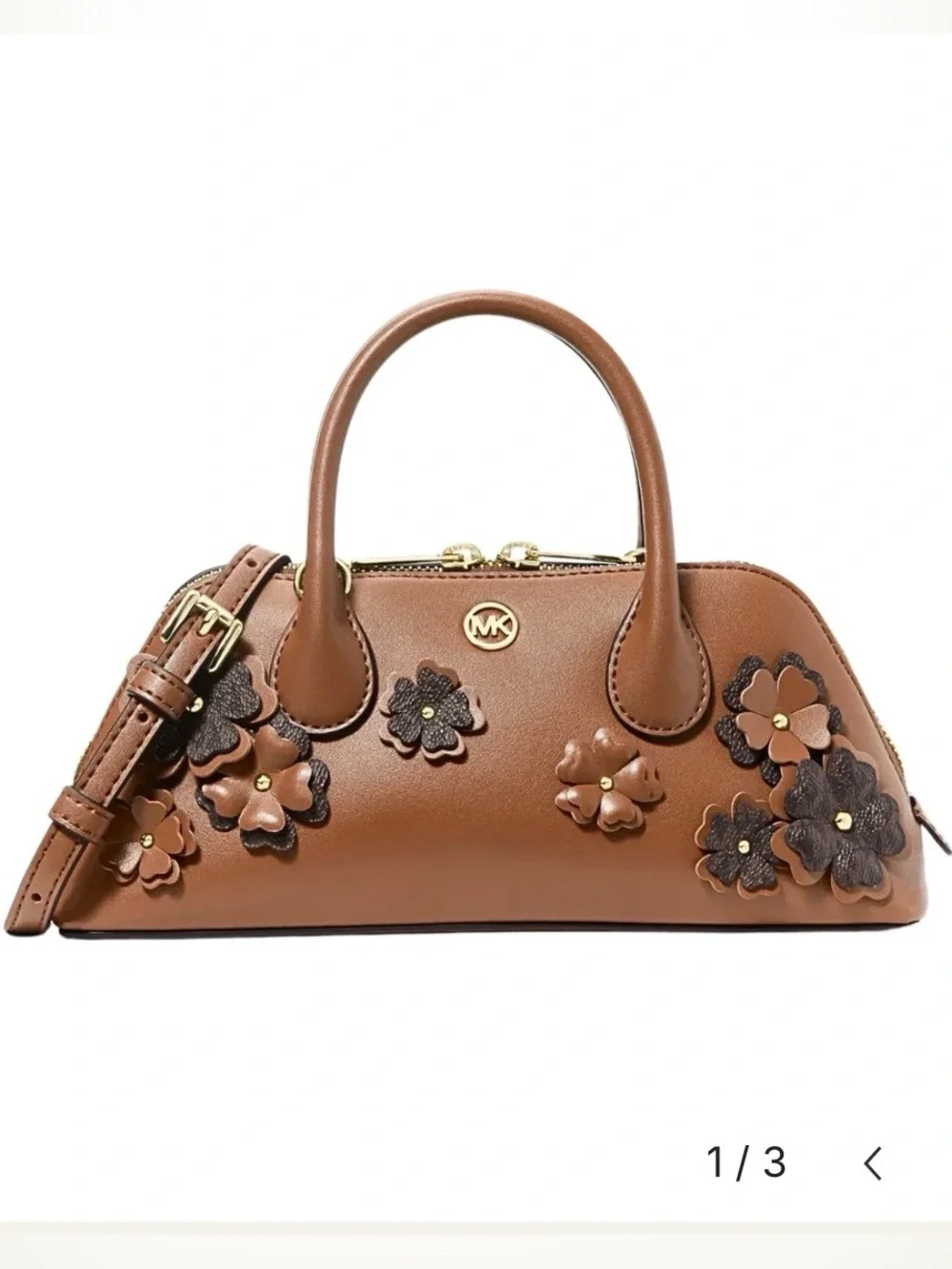 🌼Michael Kors Petra Small Floral Embellished Crossbody Bag